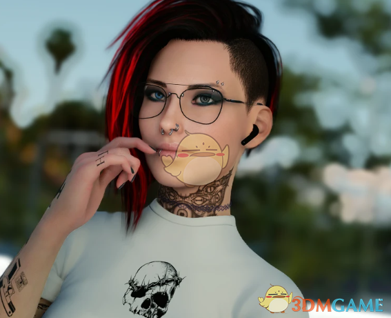 《赛博朋克2077》朗动休闲眼镜系列MOD