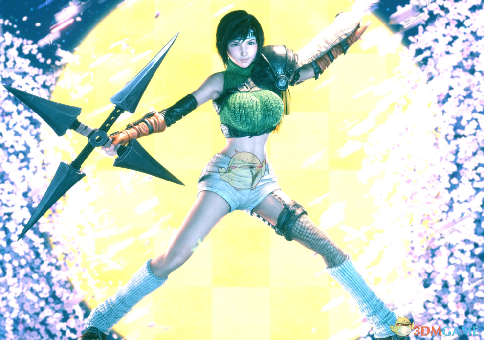 《最终幻想7：重制版》更加丰满曲线玲珑的尤菲·如月MOD