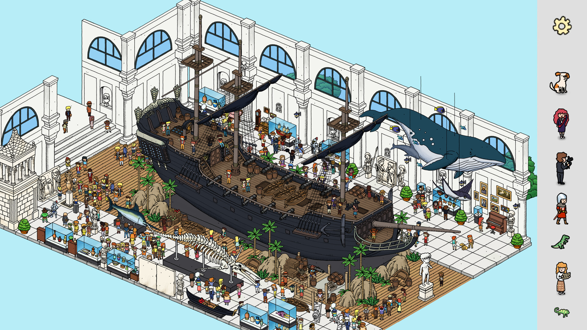 手绘寻物游戏《旅人苏菲亚》4月11日上线Nintendo Switch和Steam平台