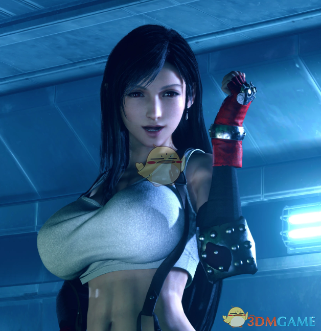 《最终幻想7：重制版》更加丰满曲线玲珑的蒂法MOD