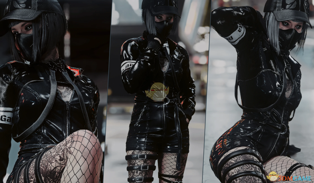 《赛博朋克2077》Nola性感鸡尾酒皮衣MOD