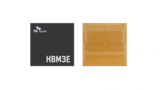 SK海力士全球首家量产HBM3E内存 1秒处理超1TB数据