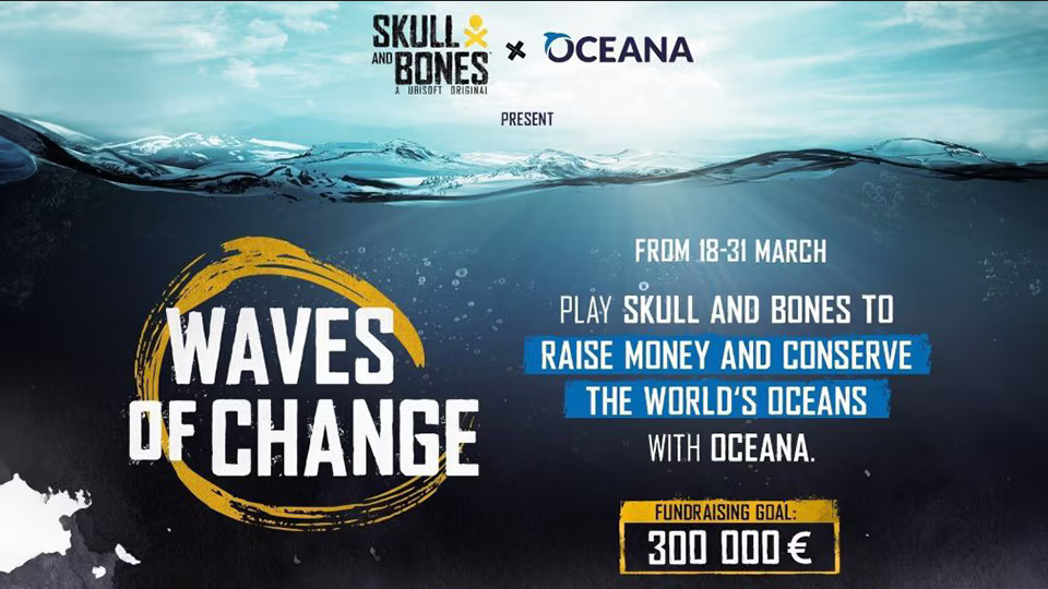 《碧海黑帆》联动海洋环保组织 你打怪育碧捐款