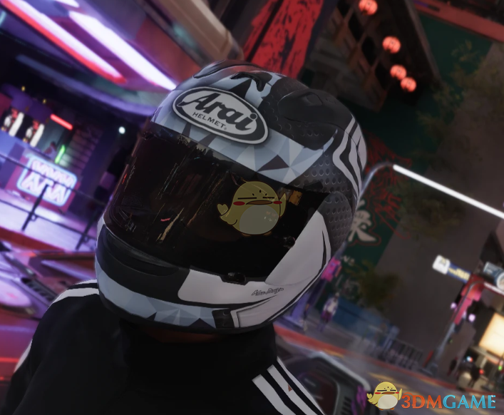 《赛博朋克2077》Arai摩托车头盔MOD