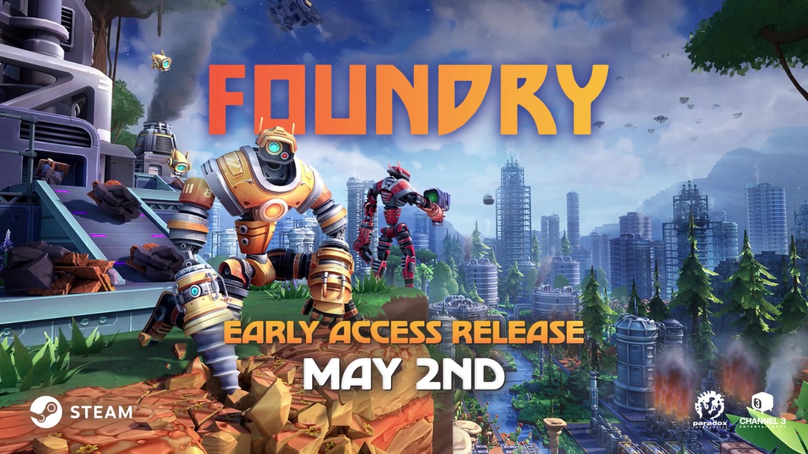 Paradox新模拟游戏《FOUNDRY》5/2推出EA版
