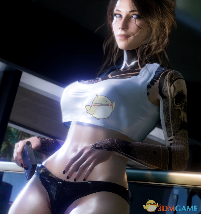 《赛博朋克2077》菲比的性感时尚服装MOD