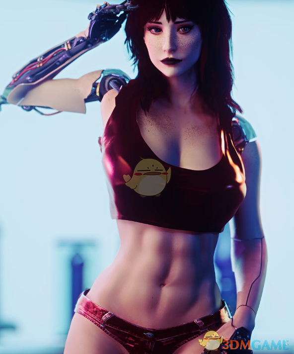 《赛博朋克2077》菲比的性感时尚服装MOD