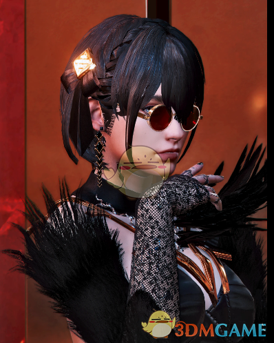 《赛博朋克2077》尼尔轮回希娜发型与曲针发饰MOD