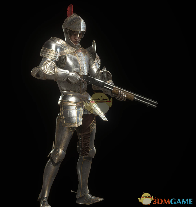 《生化危机4：重制版》里昂骑士盔甲服装MOD