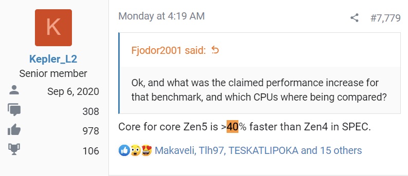 甜蜜暴击！AMD Zen 5单核性能提升最高可达40%
