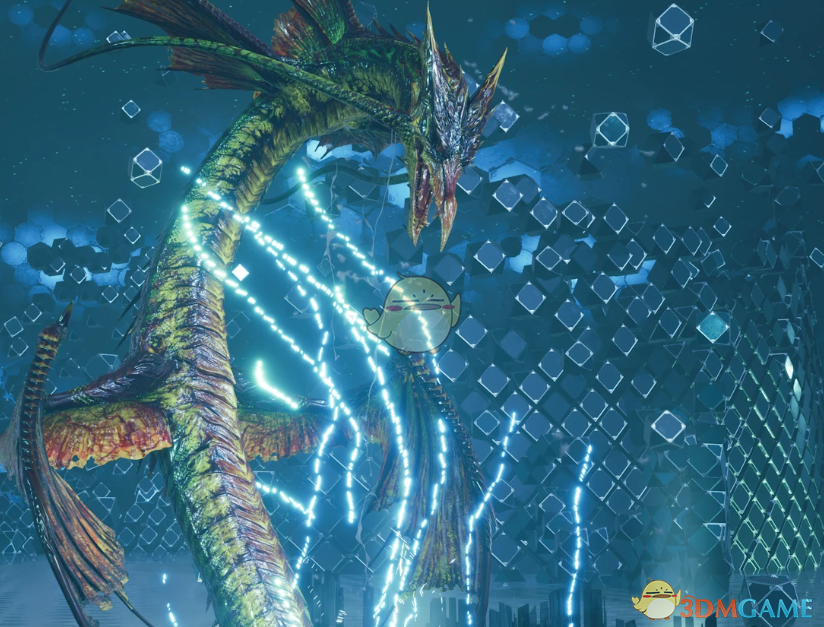 《最终幻想7：重制版》更加凶恶的召唤兽利维坦MOD