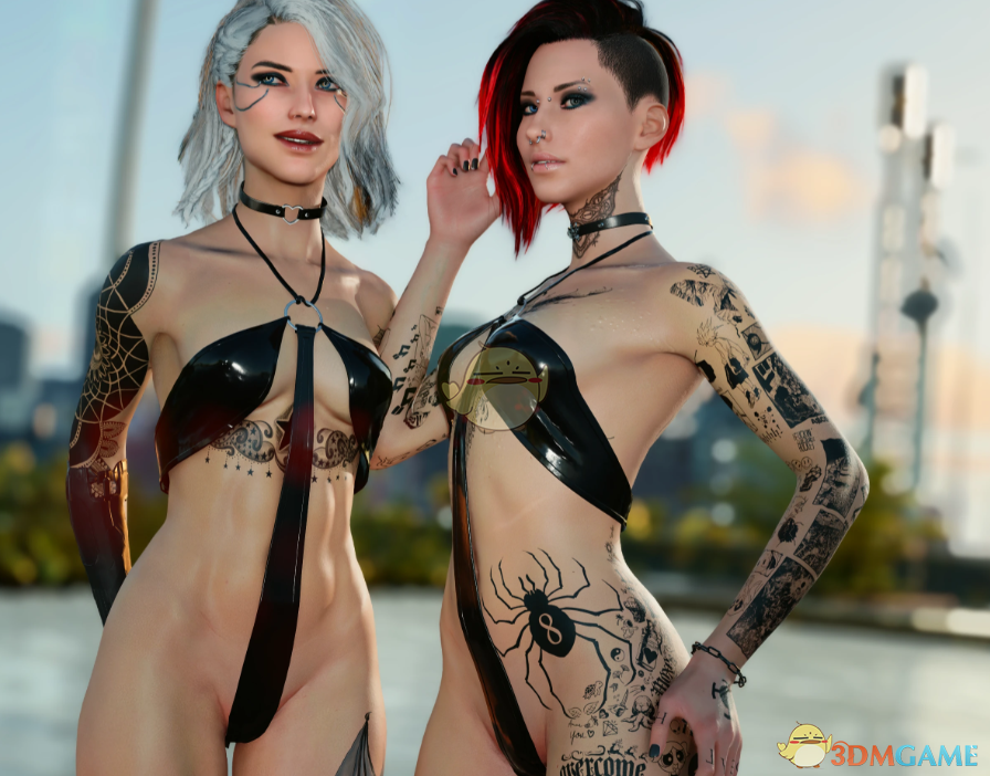 《赛博朋克2077》梅奥清凉比基尼MOD