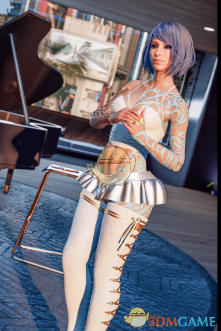 《赛博朋克2077》菲比的性感杀手套装MOD