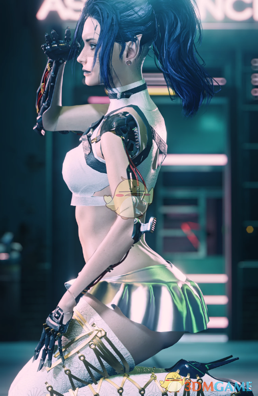 《赛博朋克2077》菲比的性感杀手套装MOD