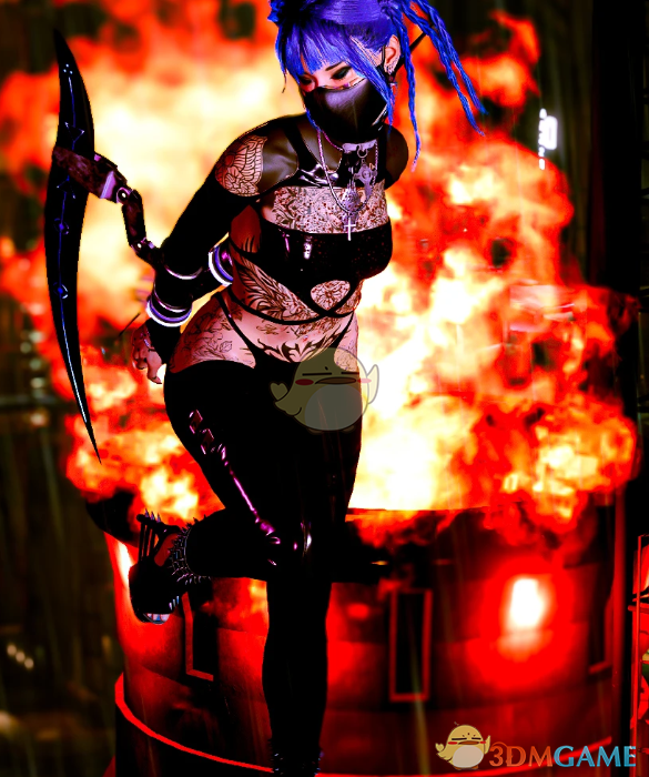 《赛博朋克2077》DXV刺客套装MOD