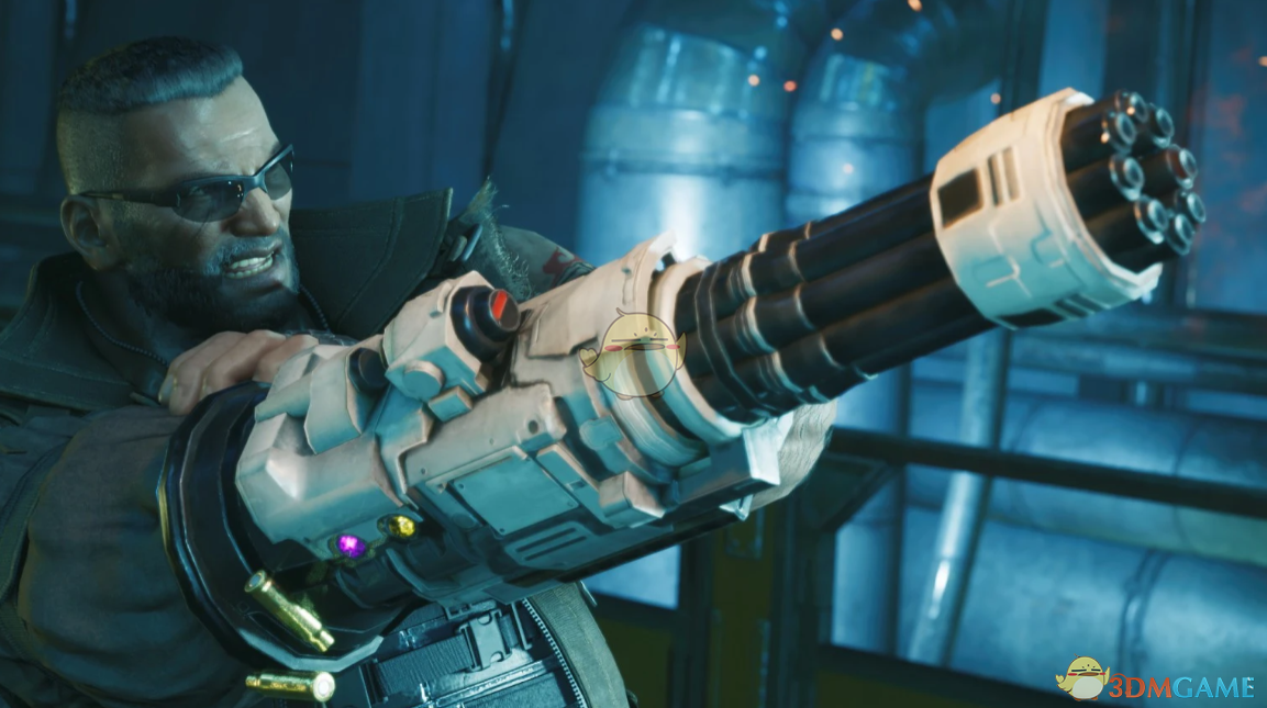 《最终幻想7：重制版》巴雷特的尘白机械之枪MOD