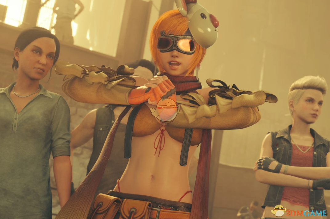 《最终幻想7：重制版》尤菲最终幻想10琉库服饰MOD