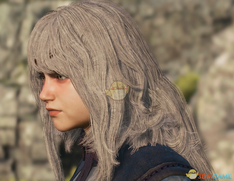 《龙之信条2》女性蓬松修长的发型MOD