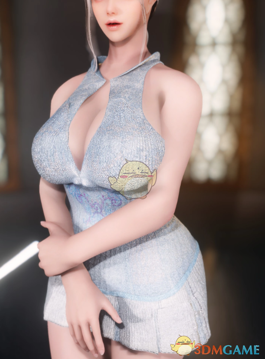 《上古卷轴5：天际重制版》薄荷连衣裙MOD