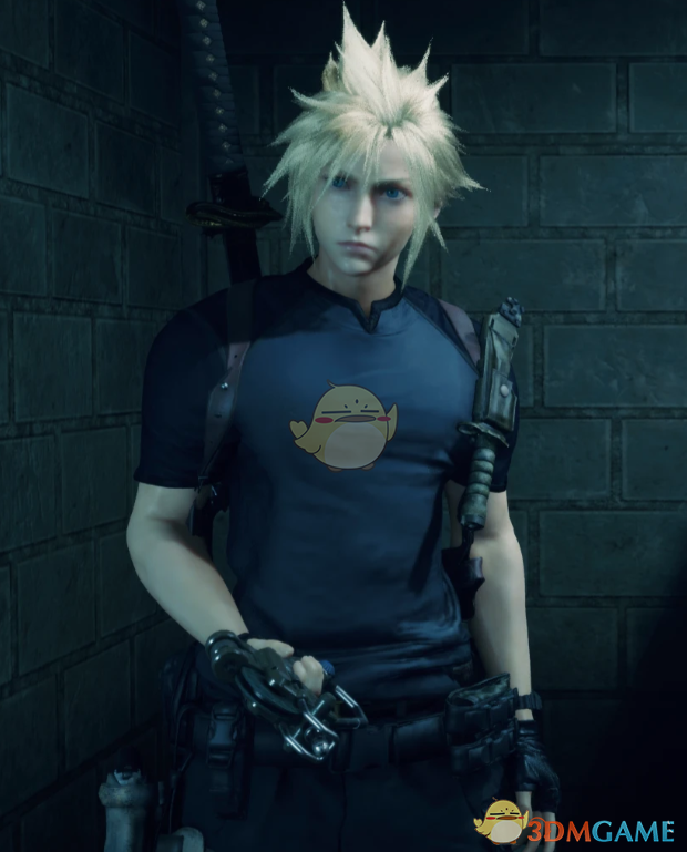 《最终幻想7：重制版》克劳德生化危机4里昂作战服MOD