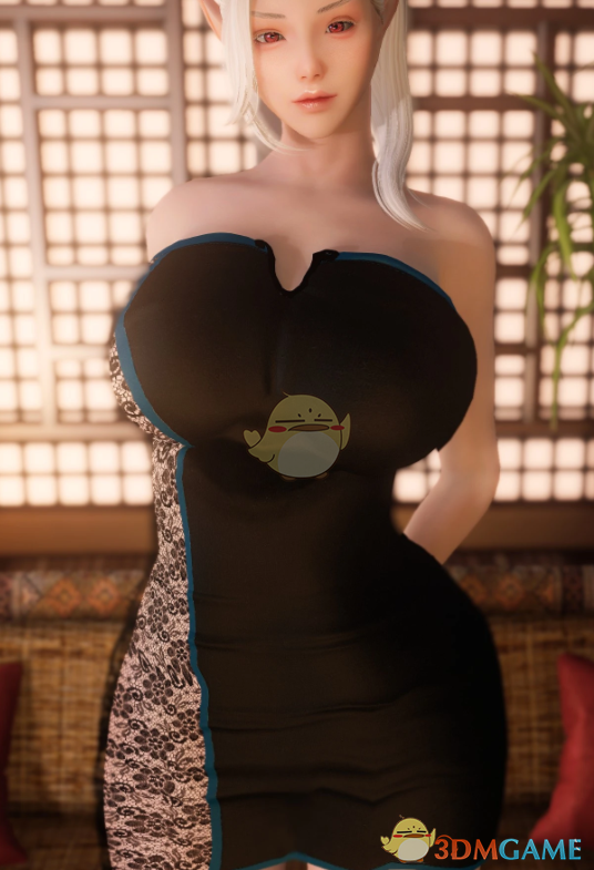 《上古卷轴5：天际重制版》锦绣蕾丝连衣裙MOD