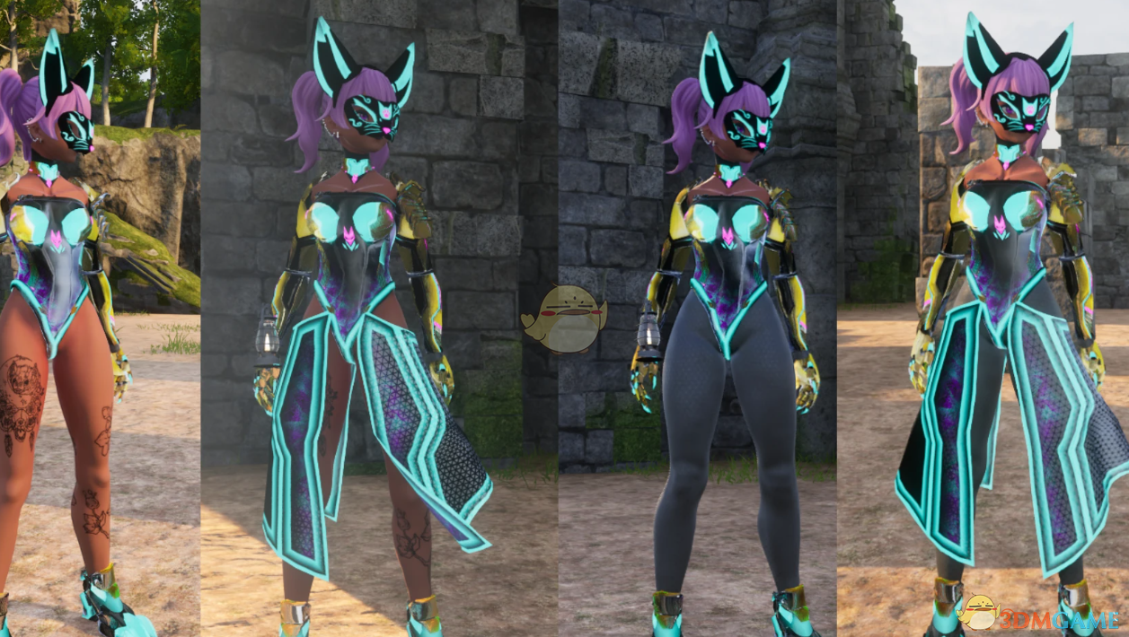 《幻兽帕鲁》赛博猫形机械盔甲MOD