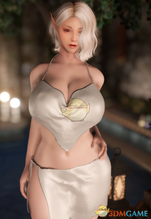 《上古卷轴5：天际重制版》缇娜金属连衣裙MOD