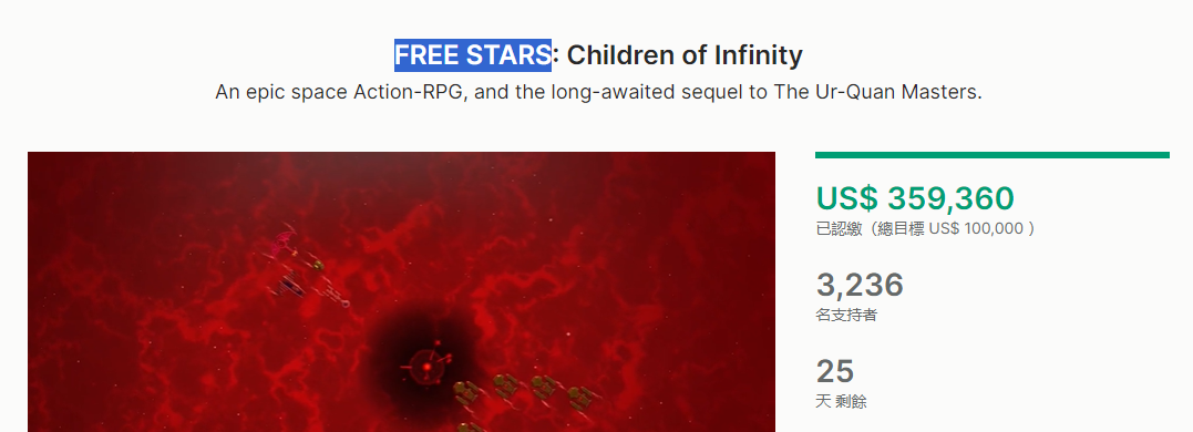30年经典游戏《Free Stars》将出续篇 官方开启众筹
