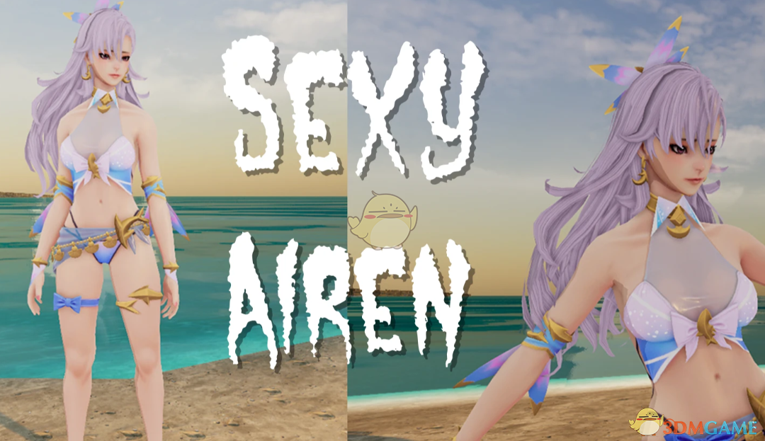 《幻兽帕鲁》扮演沙滩比基尼女孩艾伦MOD
