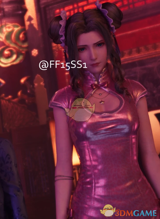 《最终幻想7：重制版》爱丽丝性感粉红国风旗袍MOD