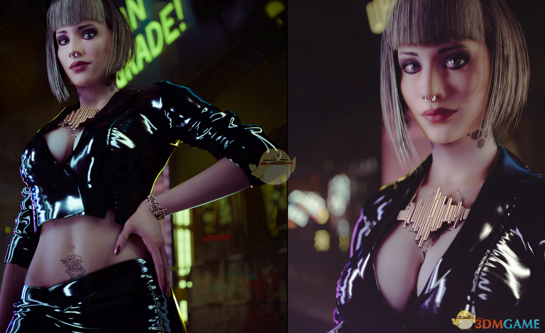 《赛博朋克2077》Nola迷你裙套装MOD