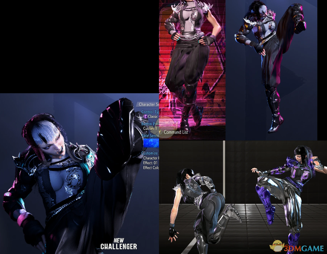 《街头霸王6》韩蛛俐的未来战士主题服饰MOD