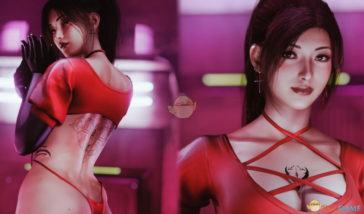 《赛博朋克2077》PE性感连体紧身衣MOD