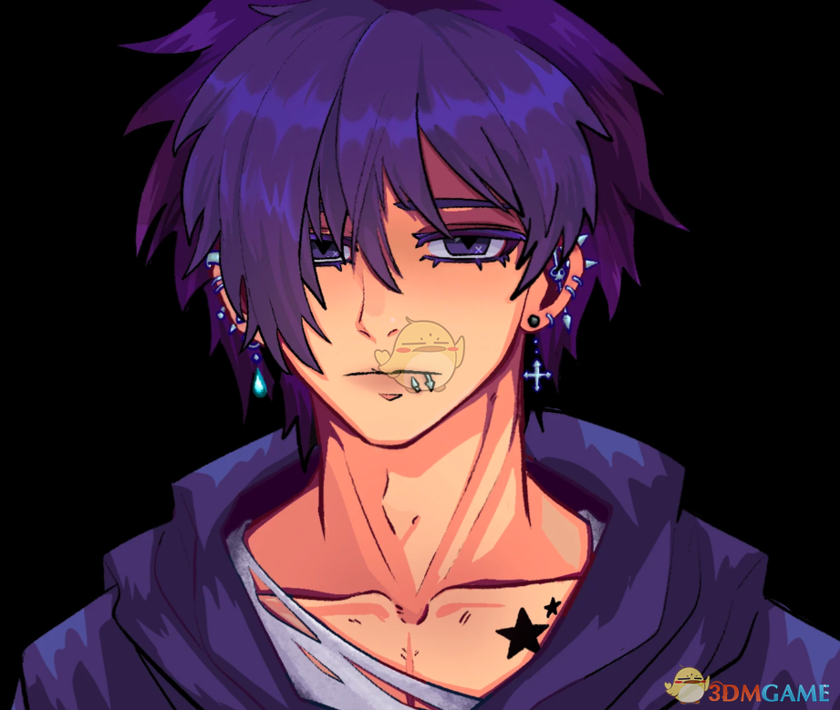 《星露谷物语》塞巴斯蒂安更好看的人像MOD