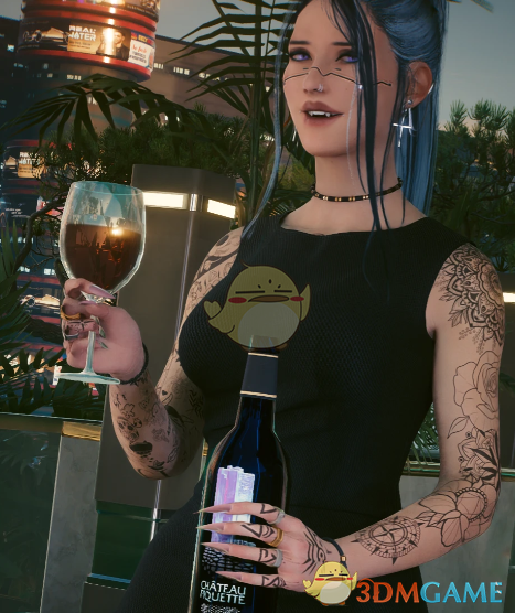 《赛博朋克2077》葡萄酒之歌姿势包MOD
