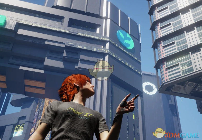 《赛博朋克2077》荒坂塔传送门标志MOD