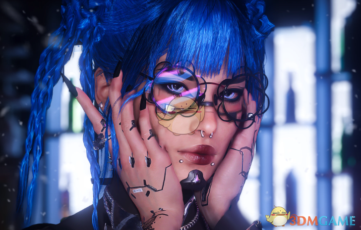 《赛博朋克2077》时尚圆形眼镜MOD