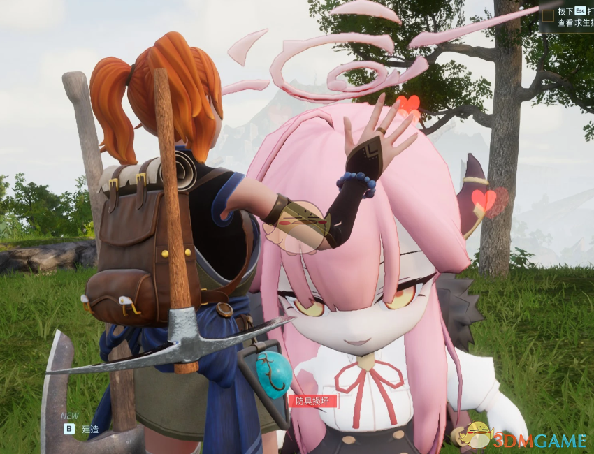 《幻兽帕鲁》蔚蓝档案Q版陆八魔阿露MOD