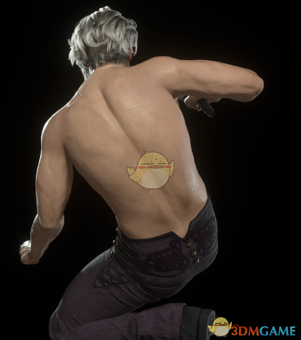 《生化危机4：重制版》展示胸肌的里昂MOD