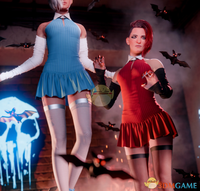 《赛博朋克2077》DXV哥特格纹连衣裙MOD