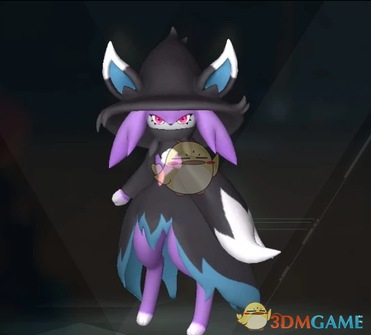 《幻兽帕鲁》暗巫猫紫月纹理MOD