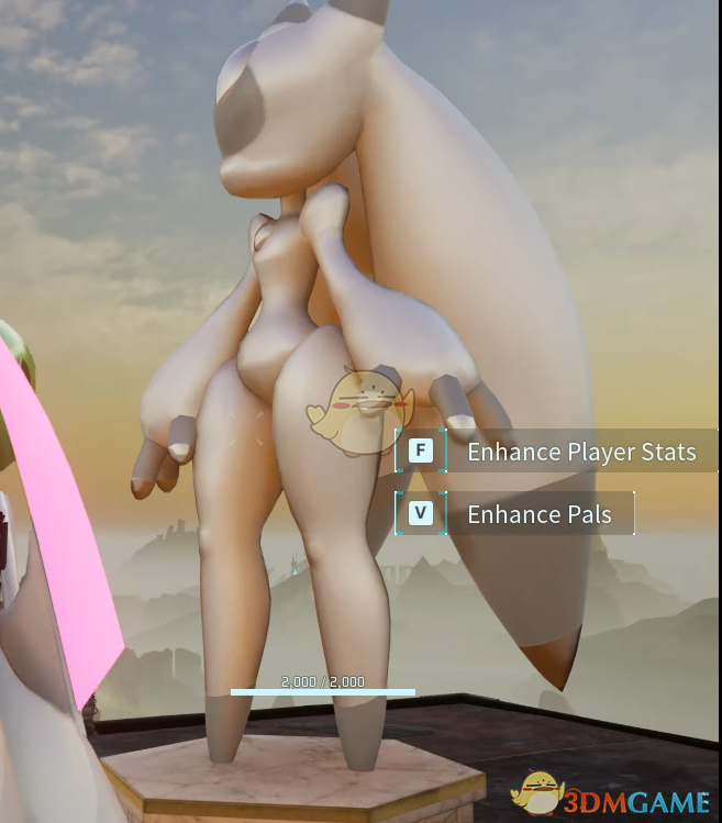 《幻兽帕鲁》沙漠阿努比斯法老雕像替换为秘斯媞雅MOD