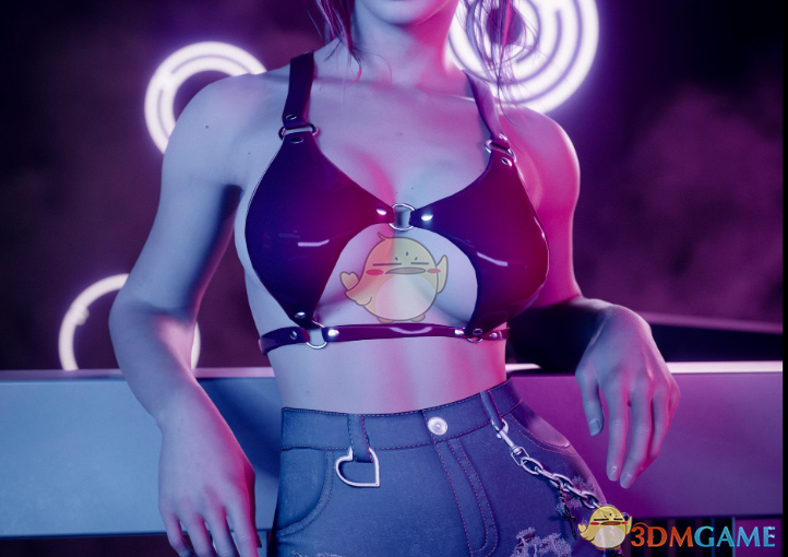 《赛博朋克2077》SXE哥特文胸MOD