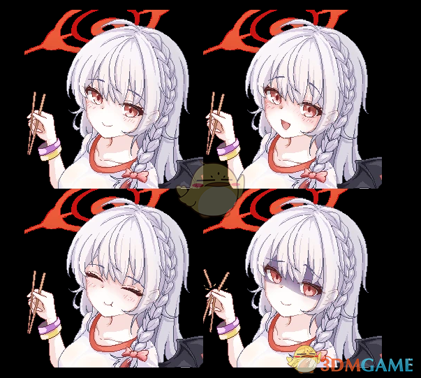 《星露谷物语》蔚蓝档案黑馆晴奈的人像和模型MOD