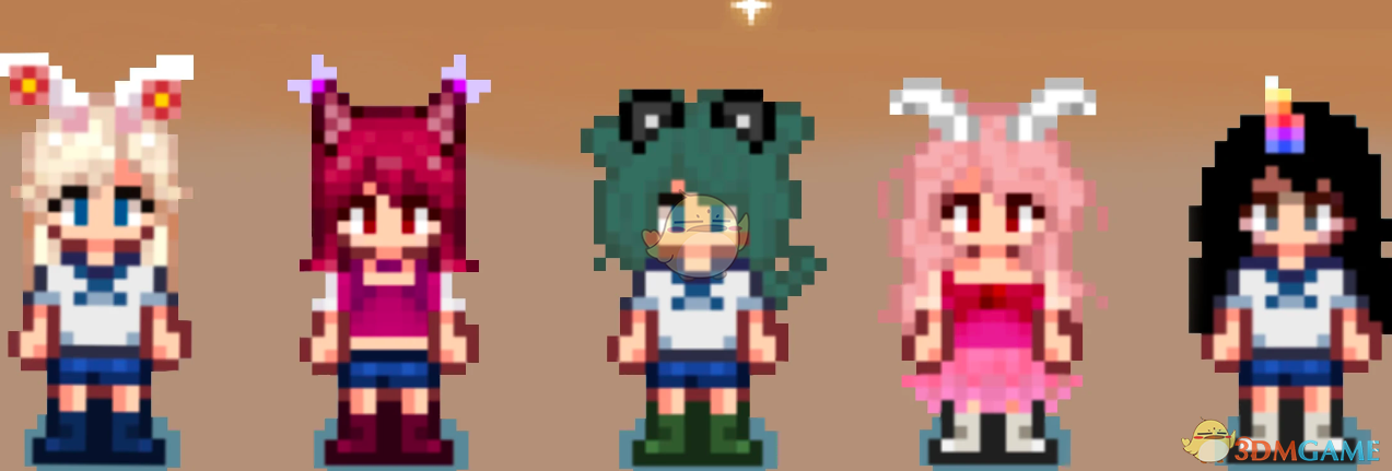 《星露谷物语》PA可爱的动物头饰MOD