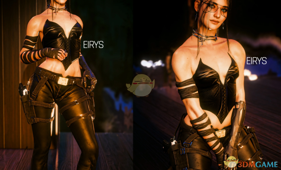 《赛博朋克2077》VG哥特萝莉风服饰MOD