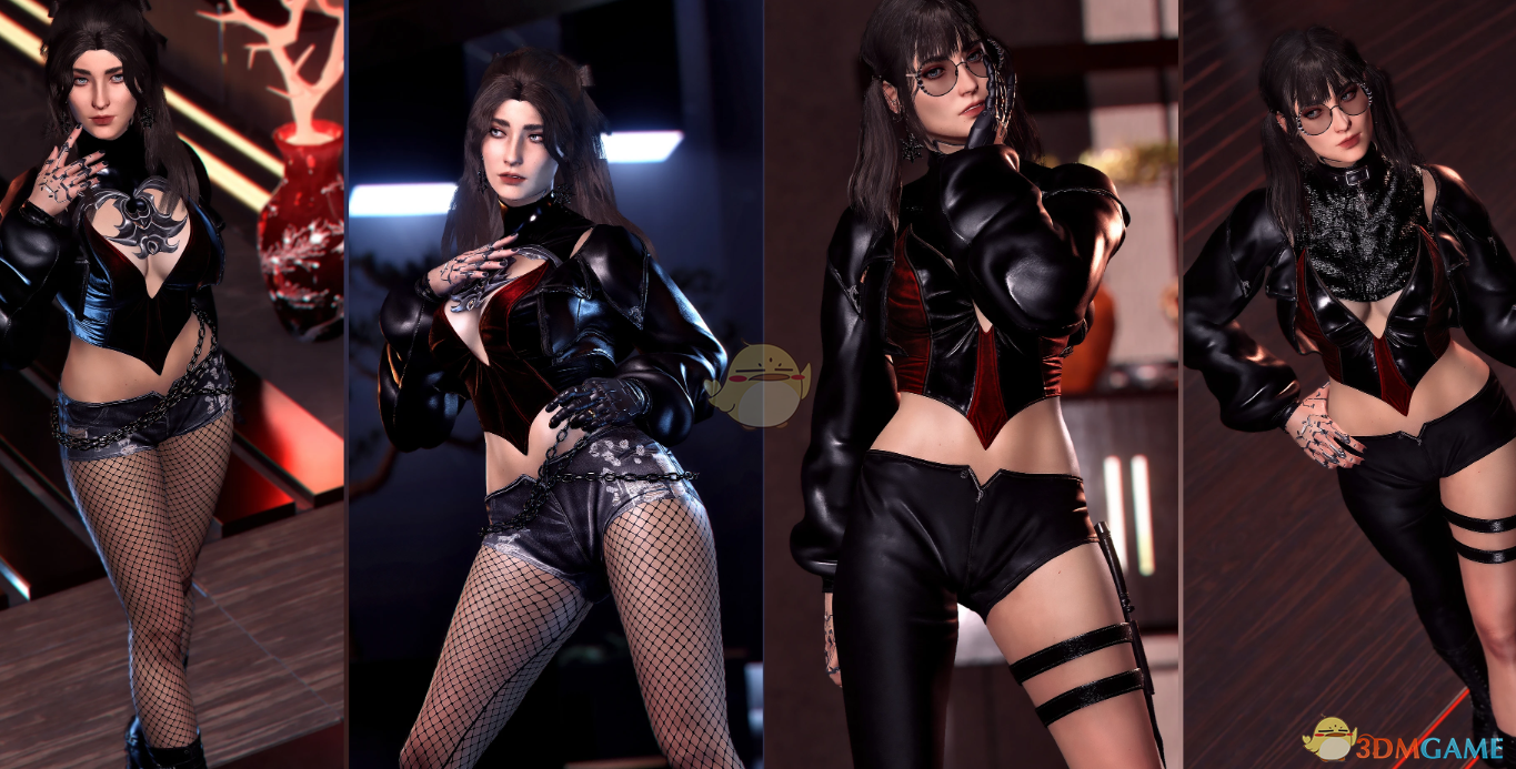 《赛博朋克2077》VG哥特萝莉风服饰MOD