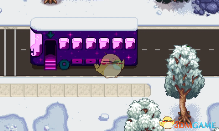 《星露谷物语》季节性变化的巴士MOD