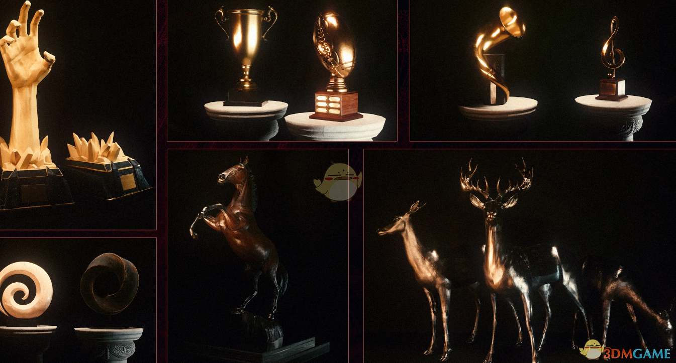 《赛博朋克2077》雕像道具包MOD