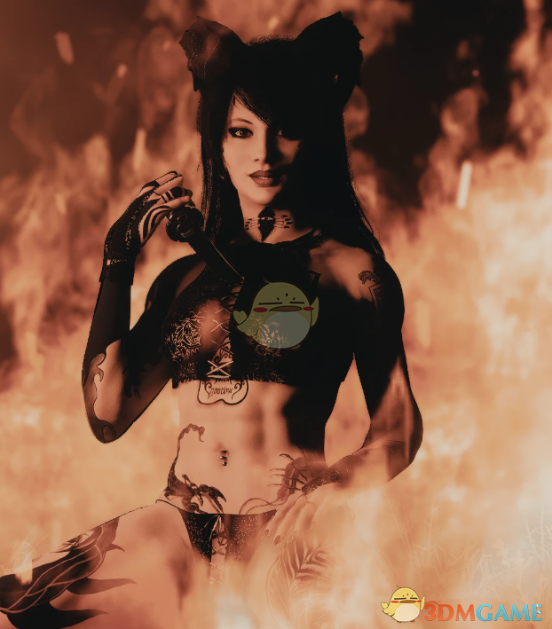 《赛博朋克2077》不眠之夜蕾丝内衣MOD